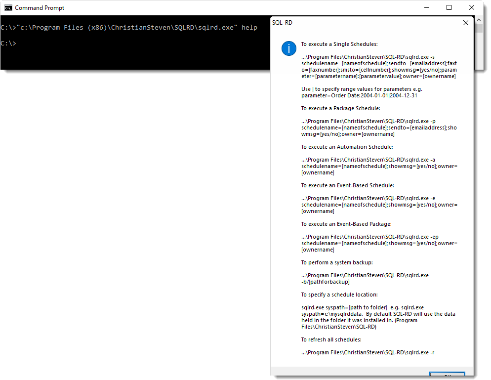 All Sql Commands Must Be Issued On A Single Line